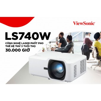 Máy Chiếu Laser Dòng Luminous Superior ViewSonic LS740W 