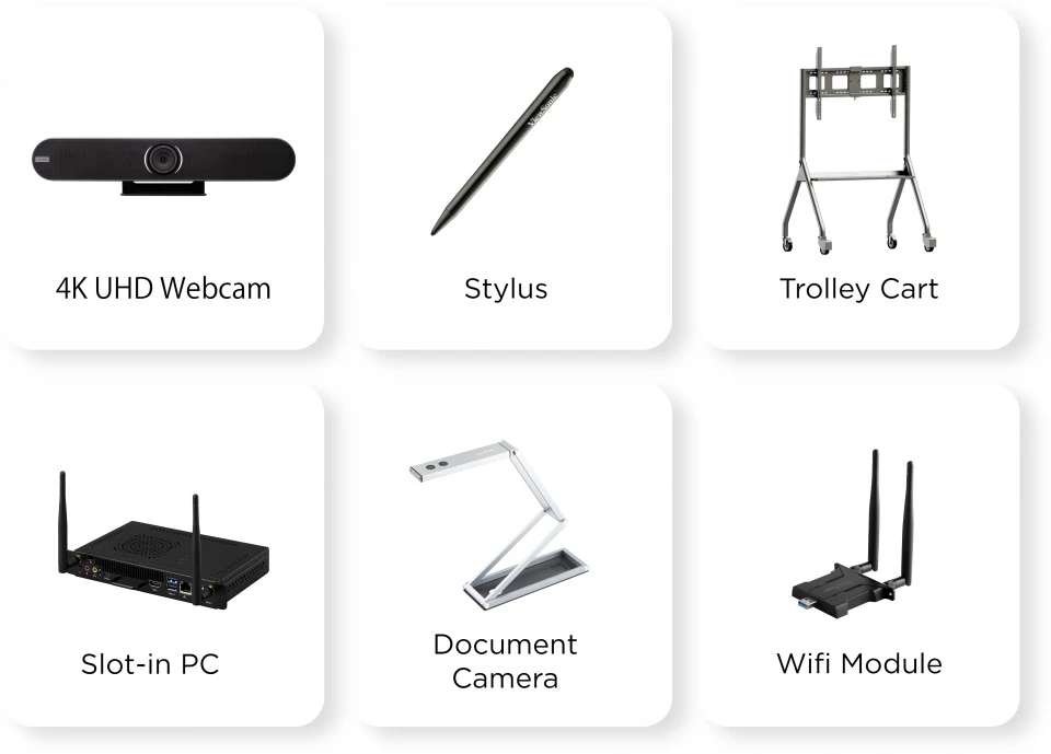 Màn Hình Tương Tác ViewSonic ViewBoard 5550-5 – 55” 4K, Cảm Ứng 40 Điểm, Ultra Fine Touch, Android 11