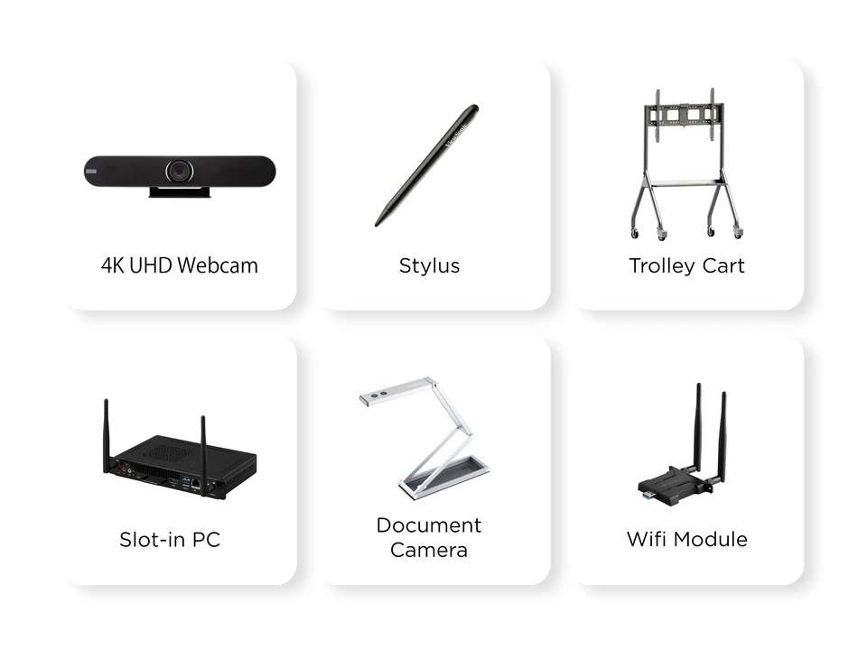 Màn Hình Tương Tác ViewSonic ViewBoard 5550-5F – 55 inch 4K, Ultra Fine Touch 40 Điểm, USB-C, Whiteboard, Android 11 Nâng Cấp