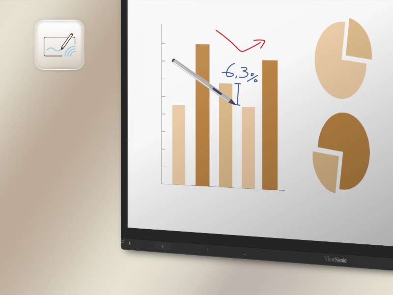 Màn Hình Tương Tác ViewSonic IFP6563-1C 65 inch 4K – Android 15 Nâng Cấp, PCAP 50 Điểm