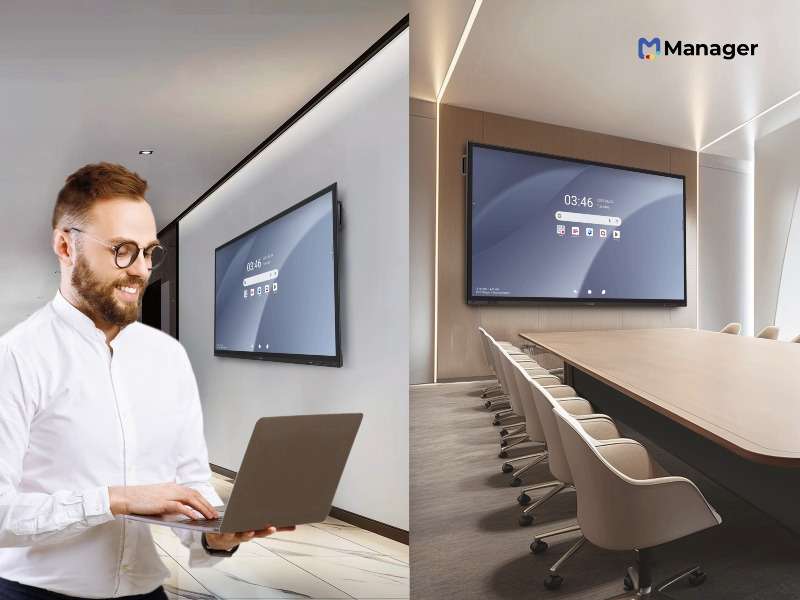 Màn Hình Tương Tác ViewSonic IFP6563-1C 65 inch 4K – Android 15 Nâng Cấp, PCAP 50 Điểm