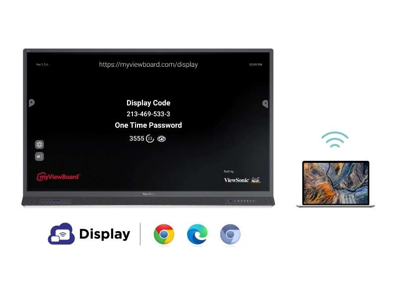 Màn Hình Tương Tác ViewSonic ViewBoard IFP8652-2F – 86” 4K EDLA, USB-C, Android 13
