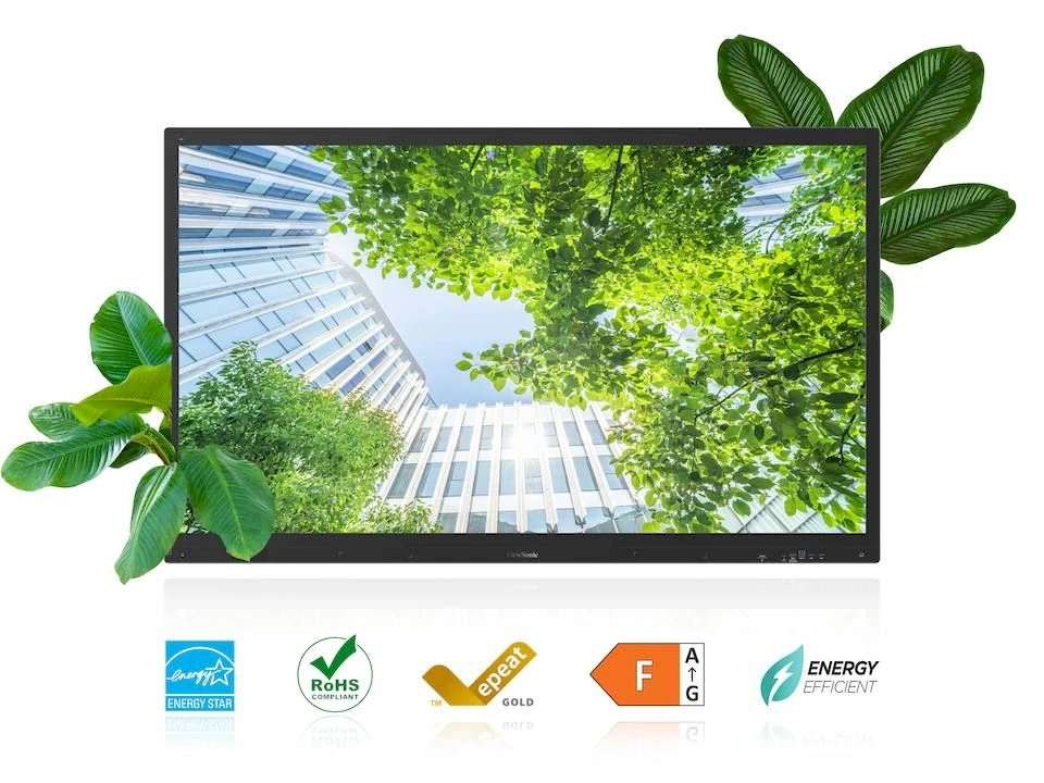 Màn Hình Tương Tác ViewSonic IFP8663-1C – 86" 4K, Cảm Ứng PCAP 50 Điểm, Android 15 EDLA, NFC và Cảm Biến Thông Minh