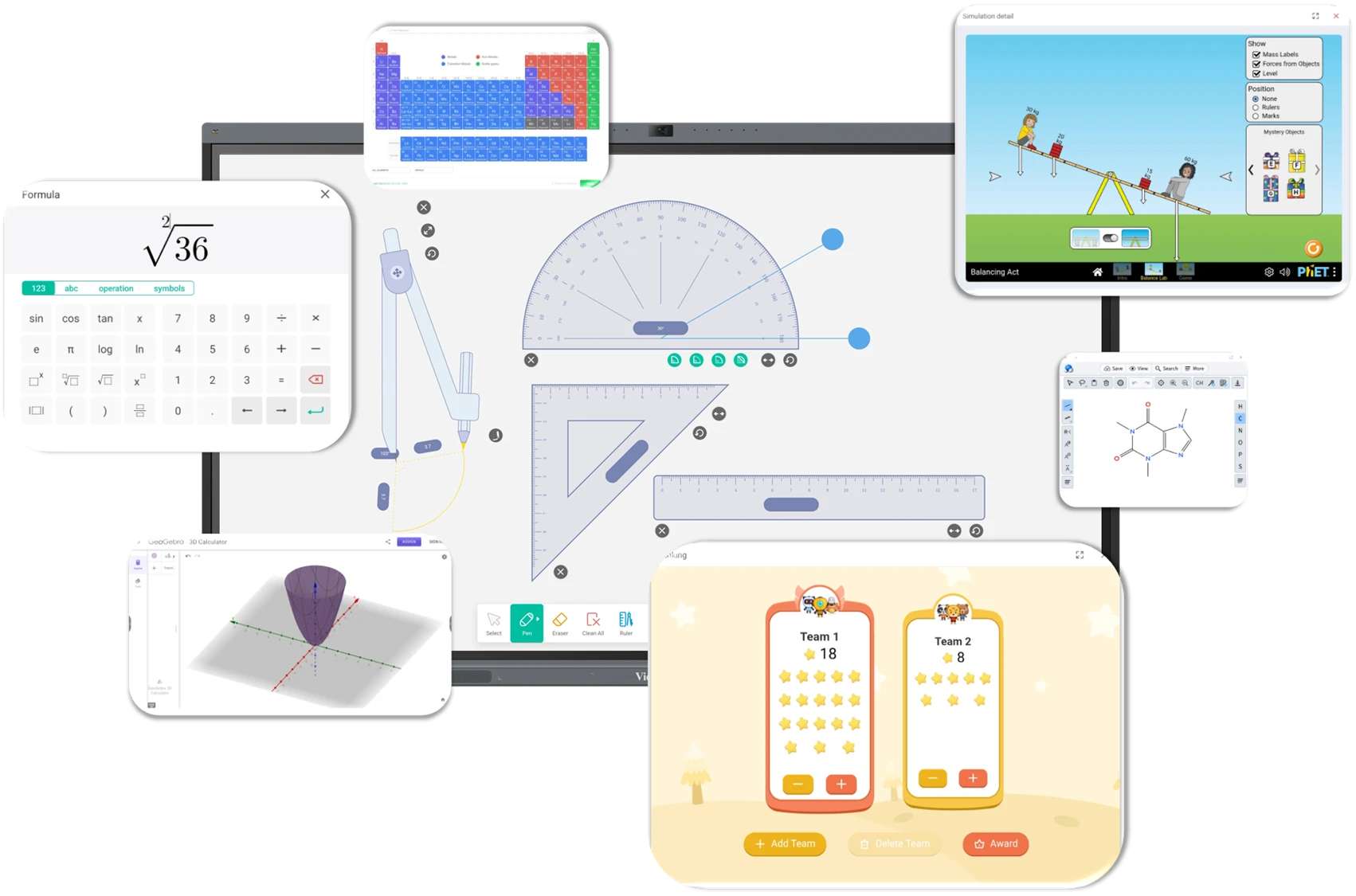 Màn Hình Tương Tác ViewSonic ViewBoard IN6521C-2C – 65 inch 4K EDLA, Camera 50MP, Mic 8 Mảng, USB-C, Android 14 Google Certified