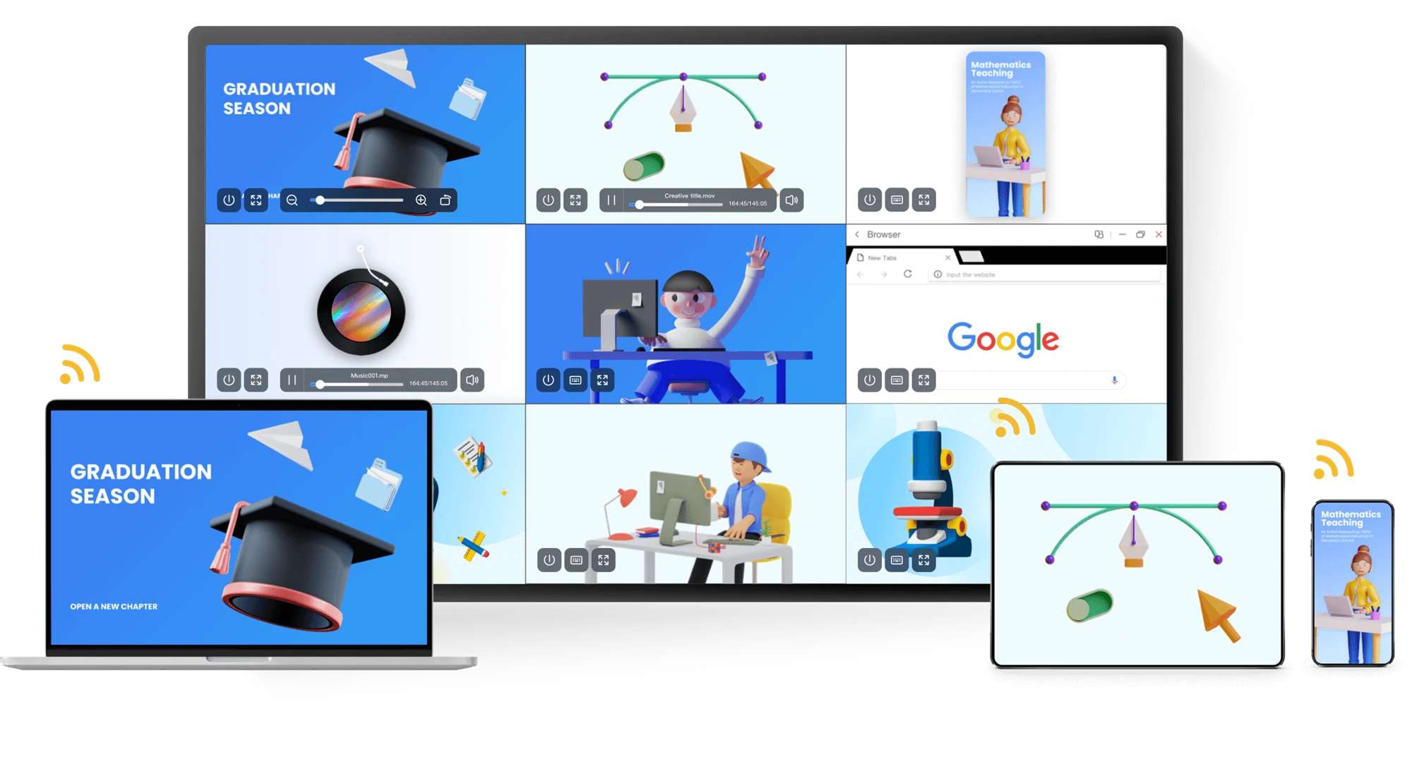 Màn Hình Tương Tác ViewSonic ViewBoard IN7521C-2C – 75 inch 4K EDLA, Camera 50MP, Mic 8 Mảng, USB-C, Android 14 Được Google Chứng Nhận