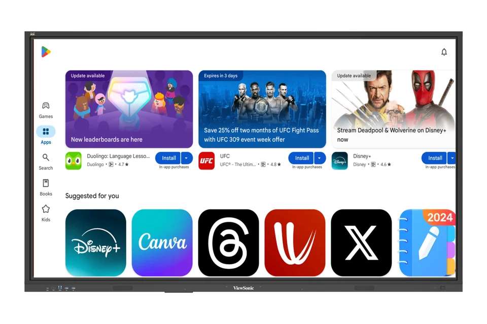 ViewBoard IN8603-1C – Màn Hình Tương Tác 86” 4K Chuẩn Google EDLA
