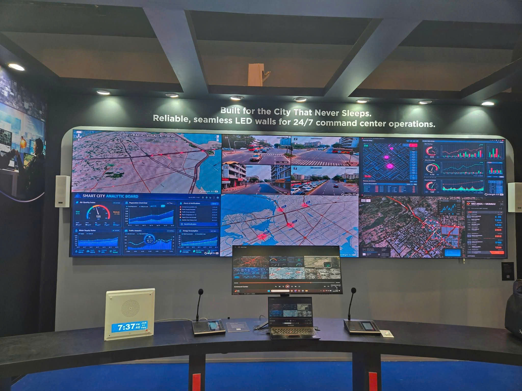 Màn hình Direct View LED ViewSonic tại InfoComm India 2026