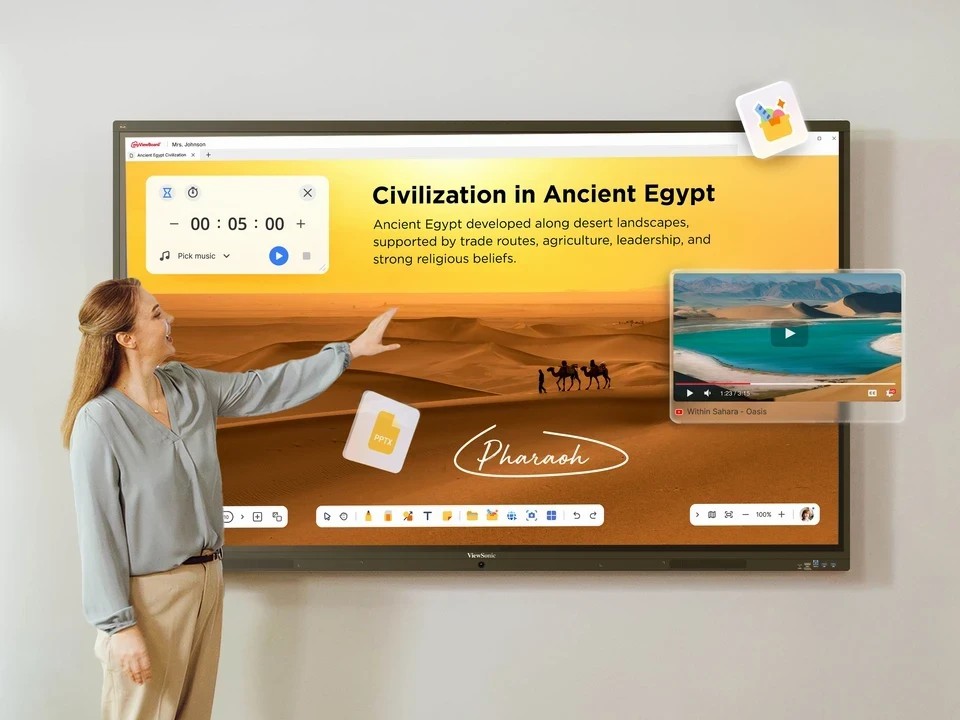 Công nghệ màn hình ViewSonic CDE siêu lớn