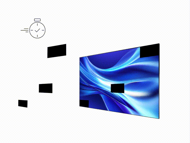 Thiết kế mô-đun thông minh trên màn hình dvLED ViewSonic LDE136G-152
