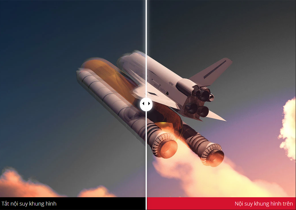 Công nghệ bù trừ chuyển động mượt mà