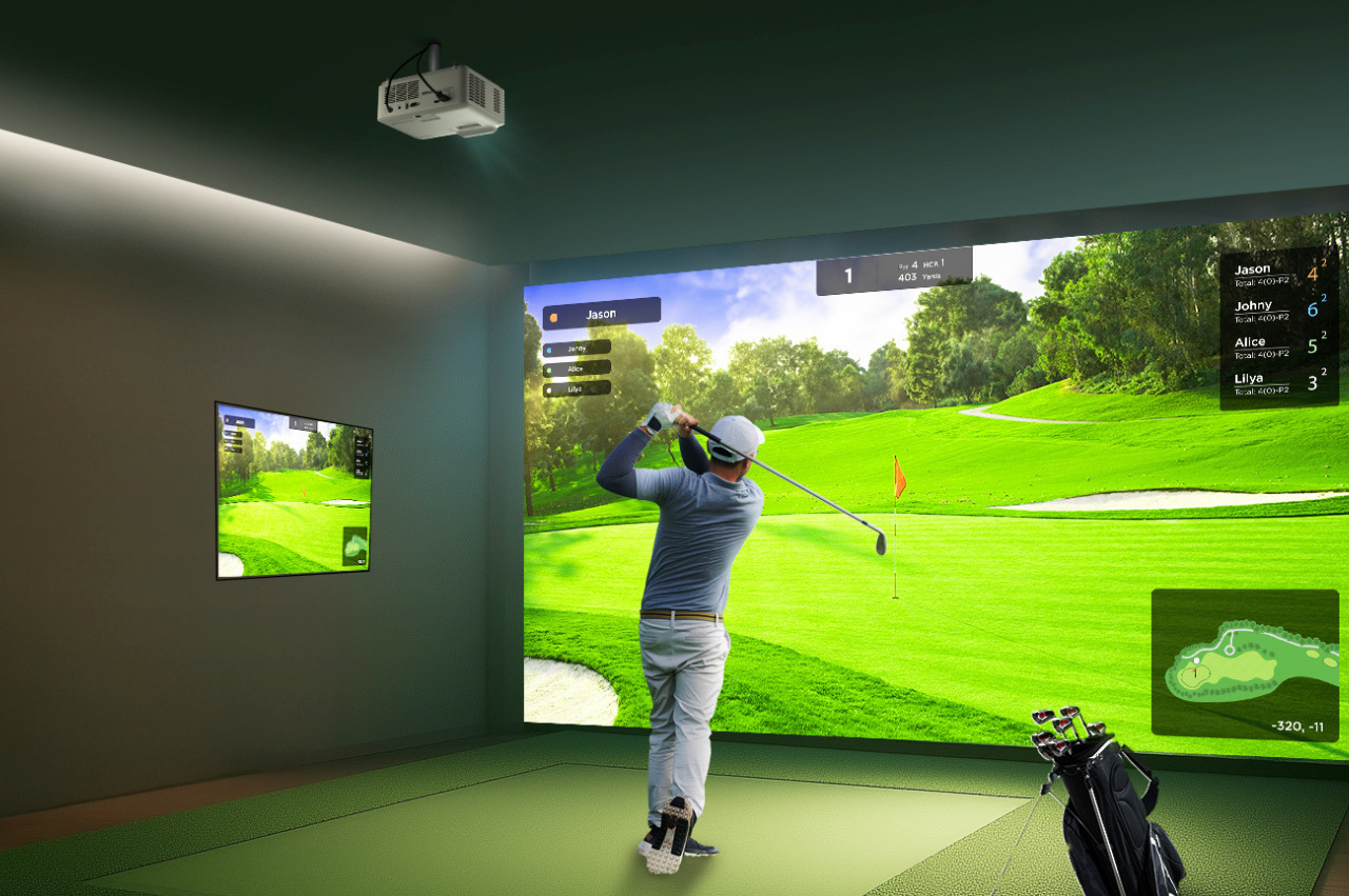 Máy chiếu Golf 3D tại nhà