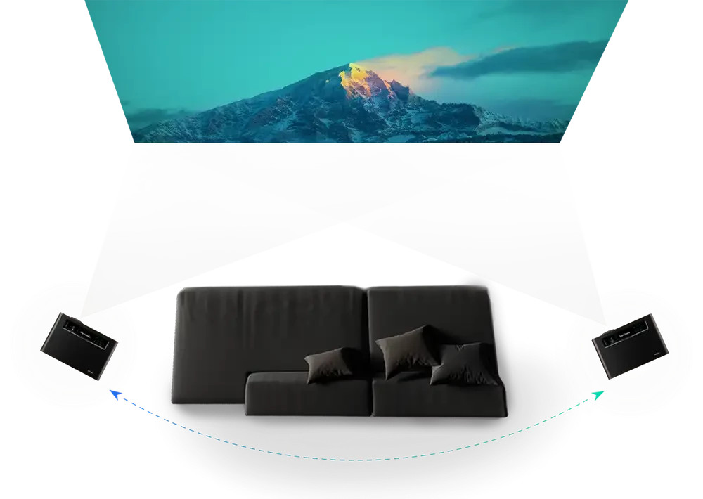 Ứng dụng máy chiếu gia đình